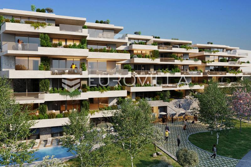 Split, Podstrana, TERASE, EKSKLUZIVAN PROJEKT, dvosoban stan na prvom katu