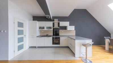 Osijek, Novi grad, Penthouse de 166 m² avec garage et ascenseur, usage bureau possible