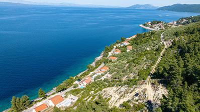 Otok Korčula, uvala Prigradica, građevinsko zemljište blizu mora