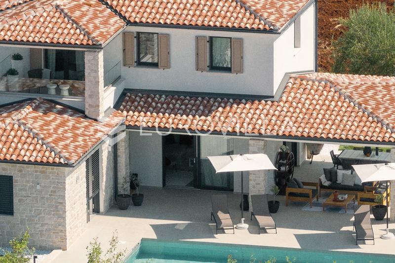 Istra, Poreč, Gedići prekrasna moderna kamena vila 165 m² s bazenom, najam - 37