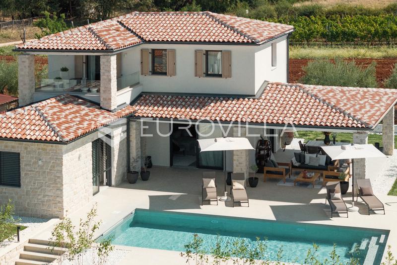 Istra, Poreč, Gedići prekrasna moderna kamena vila 165 m² s bazenom, najam - 38