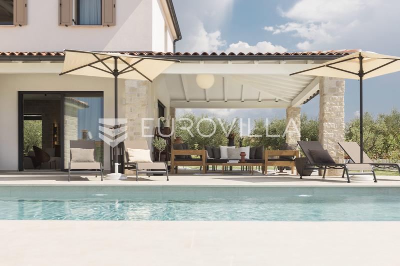 Istra, Poreč, Gedići prekrasna moderna kamena vila 165 m² s bazenom, najam - 3