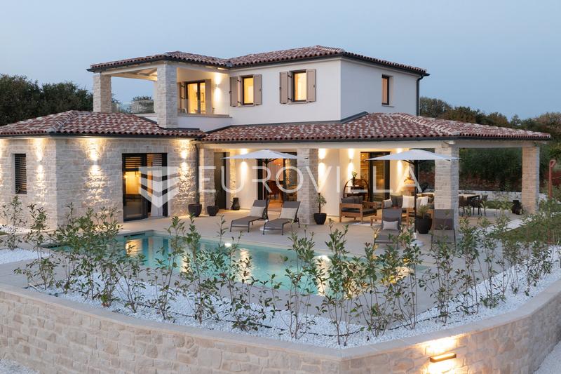 Istra, Poreč, Gedići prekrasna moderna kamena vila 165 m² s bazenom, najam - 2