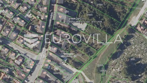 Vinkovci, Centar, Građevinsko zemljište