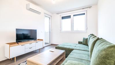Zagreb, Blato, moderan dvosoban stan u novogradnji s garažnim parkirnim mjestom, 49 m², PRVI NAJAM