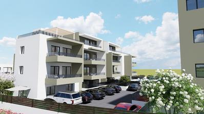 Trogir, apartamento de um quarto no rés-do-chão com jardim e lugar de estacionamento