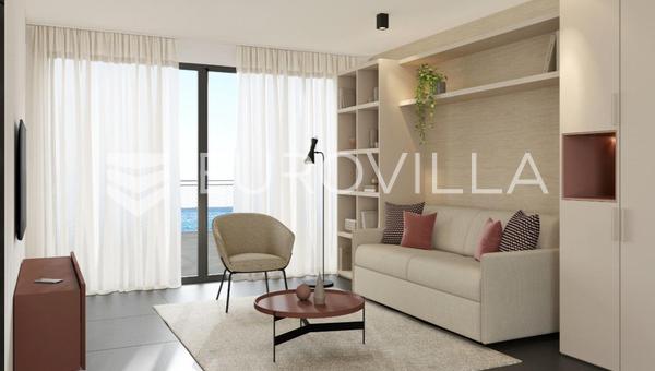Istria, Umag, en attraktiv toromsleilighet i et nybygg på 74 m²