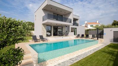Ístria, Liznjan - Aluguel de longa duração de uma villa moderna com piscina de 32 m², vista para o mar e ilhas