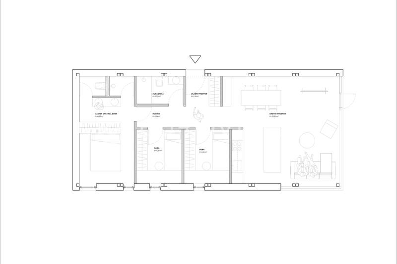 Beli Manastir, Projeto Firingerova - Apartamento de 77 m² com um jardim de 150 m² - 7