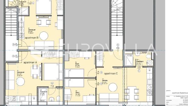 Zagreb, TREŠNJEVKA, funkcionalno uređen prostor, 3 jedinice, INVESTICIJA