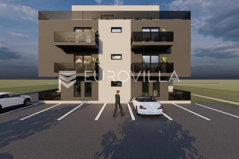 Zagreb, Odra, novogradnja, atraktivan trosoban stan NKP 62 m2