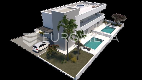 Privlaka, Skrapavac, apartament 109,50 m² z basenem, 200 m od morza