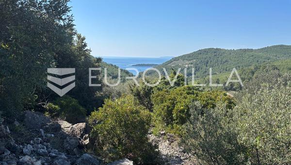 Otok Korčula, Blato, predio Granice, poljoprivredno zemljište sa pogledom na more