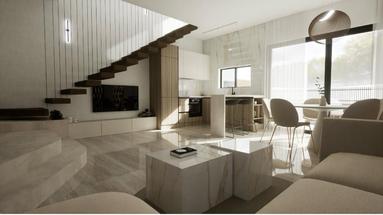 Vodice, YENİ PROJE, 103.76 m² havuzlu lüks sıra ev S2