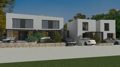 Istrië, Tar, nieuwbouw - rijtjeshuis 77,17 m2 800m van de zee