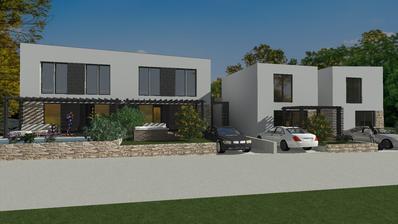 Istra, Tar, novogradnja - kuća u nizu 77,17 m2 800m od mora 