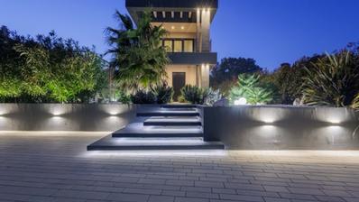 Premantura, a unique and elegant villa with a swimming pool on a large landscaped garden