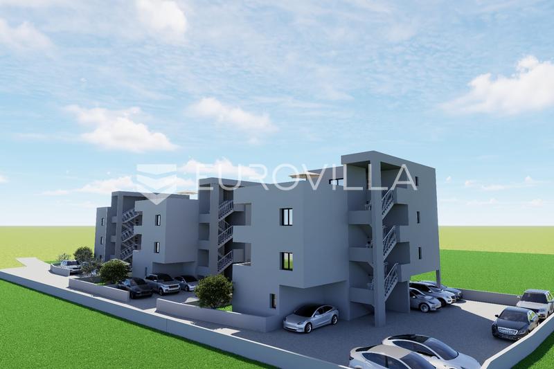 Trogir, one-bedroom apartment on the ground floor with a net usable area of 44.55 m² - S1 Object B