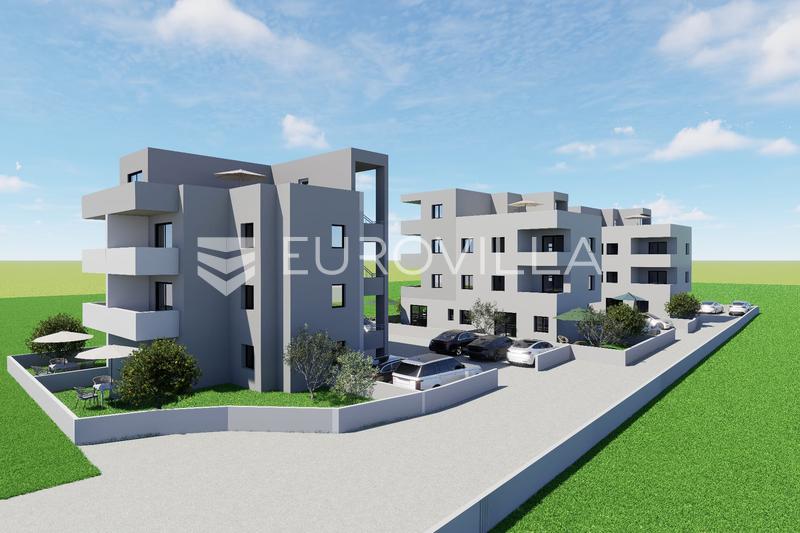 Trogir, one-bedroom apartment on the ground floor with a net usable area of 44.55 m² - S1 Object B