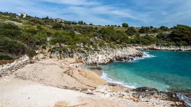 Rogoznica, excellent building land in the first row to the sea