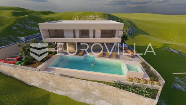 Vinisce, Bahía de Ljubljeva - una villa de diseño de 266 m² con vistas al mar