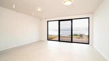 Zadar, Privlaka, lüks dubleks iki yatak odalı daire, denize sıfır 1. sıra, 85,05 m²
