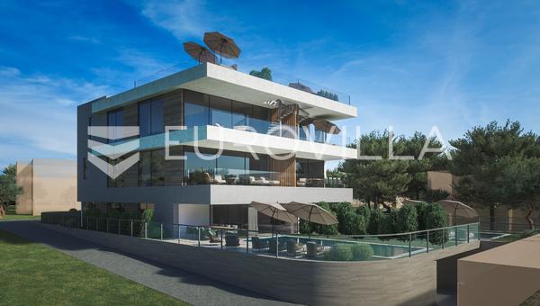 Zadar, Sukosan, terreno edificável com projeto exclusivo
