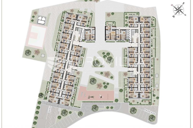 Zadar, Crvene Kuće - Ground-Floor One-Bedroom Apartment with Spacious Garden, 54.29 m² - 26