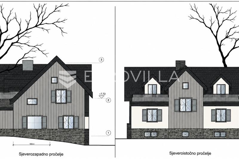 Ravna Gora, nemovitost na pozemku 8 790 m², projekt turistického komplexu se stavebním povolením - 4