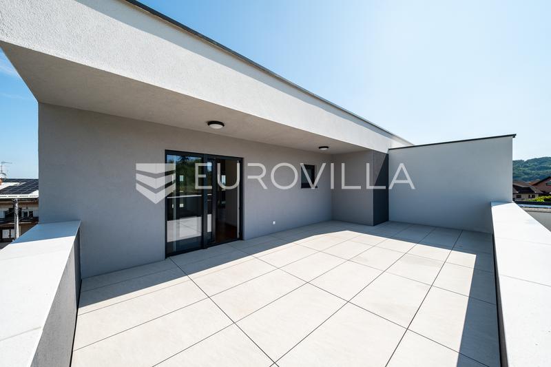 Samobor, Velika Rakovica, moderne Einzimmerwohnung mit geräumigen Terrassen, Garage und Parkplatz - 4