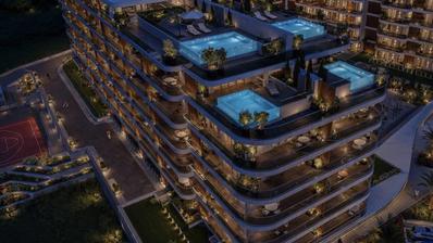 Zadar, Crvene Kuće - Fifth-Floor One-Bedroom Apartment with Loggia and Balconies, 52.89 m²