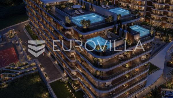 Zadar, Crvene Kuće - Fifth-Floor One-Bedroom Apartment with Loggia and Balconies, 52.89 m²