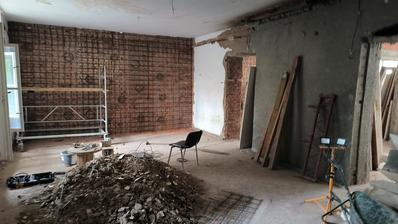 Zagreb, Palmoticeva, un spacieux appartement de quatre pièces actuellement en gros œuvre de 163 m²