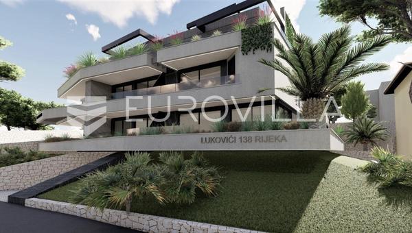 Fiume, Kozala, egy luxus négyszobás lakás 85 m2-en ÚJ ÉPÍTÉSŰ