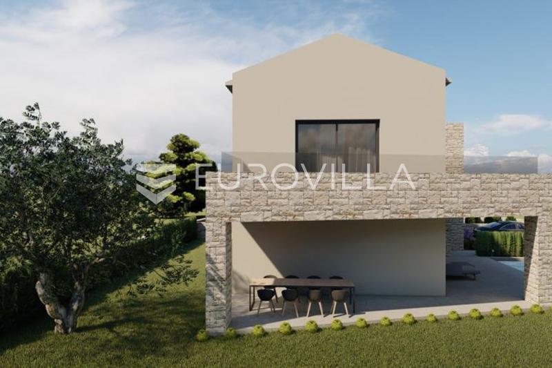 Vižinada, Brig - atraktivno građevinsko zemljište s pravomoćnom građevinskom dozvolom i natemeljima