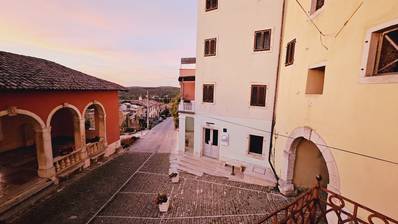 Istria, Oprtalj, three-story apartment townhouse, unique property in the very center