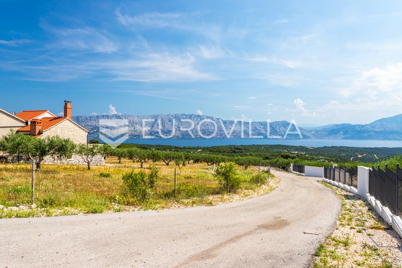 Pucisca, Insel Brac - INVESTITIONS-Baugrundstück 10.436 m² mit Baugenehmigung - 1