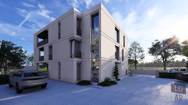 İstirya, Novigrad, güzel üç yatak odalı daire, özel bir yeni binada, net alanı 77 m²