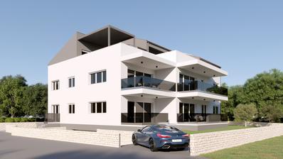Istra, Rovinj, dvoetažni trosoban stan NKP 133,65 m2 s garažnim mjestom u novogradnji
