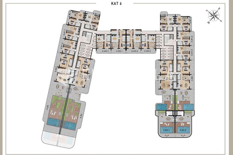 Zadar, Crvene Kuće - Sixth-Floor One-Bedroom Apartment with Loggia and Spacious Balcony, 57.11 m² - 27