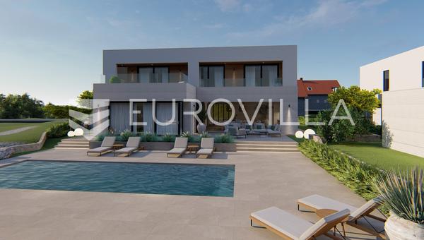Primošten, moderna vila s bazenom i pogledom na more, 314,1 m²