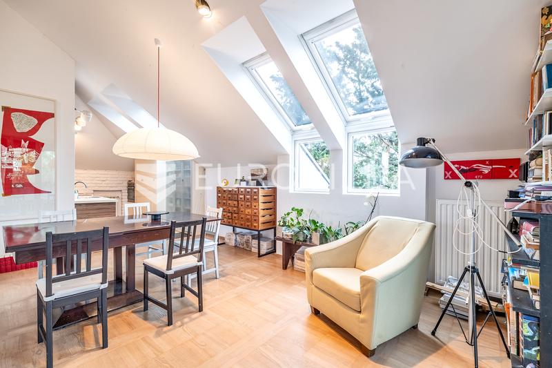 Zagreb, Pantovčak, Bulatova, wunderschönes Penthouse mit zwei Schlafzimmern und Blick auf die Stadt und viel Grün - 8