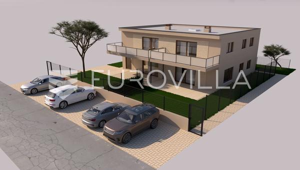 Poreč, Vrvari, moderan stan u novogradnji s vrtom