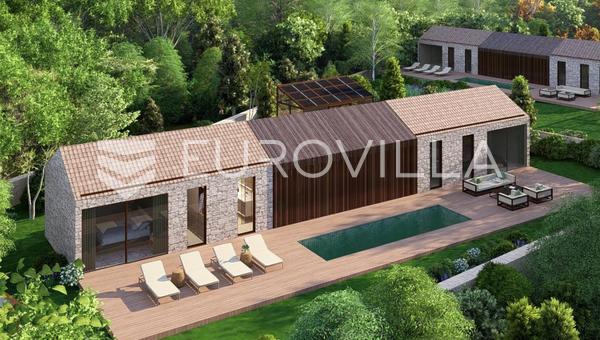 Istra, Bale, atraktivno građevinsko zemljište 2 parcele 2177 m²