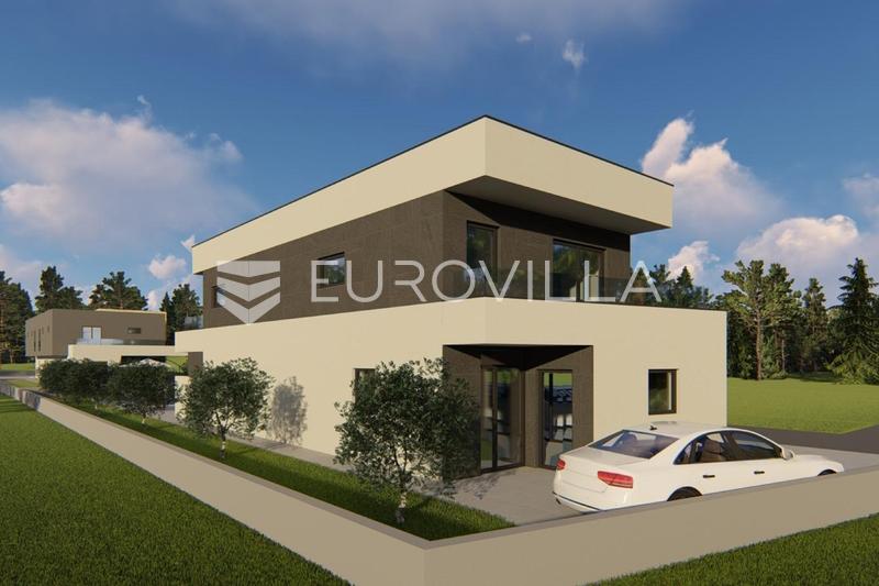 Pula, Fažana - Grundstück mit Baugenehmigung für ein Haus mit Swimmingpool, Baubeginn - 10