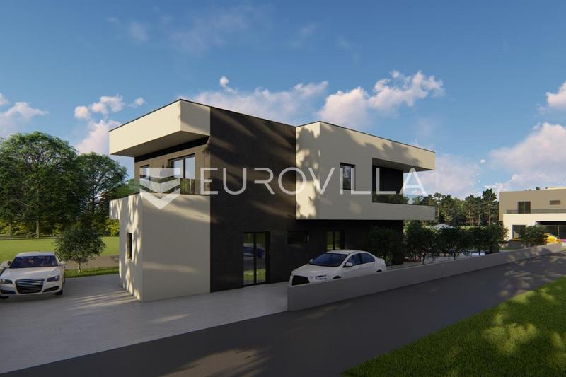 Pula, Fažana - Grundstück mit Baugenehmigung für ein Haus mit Swimmingpool, Baubeginn - 8
