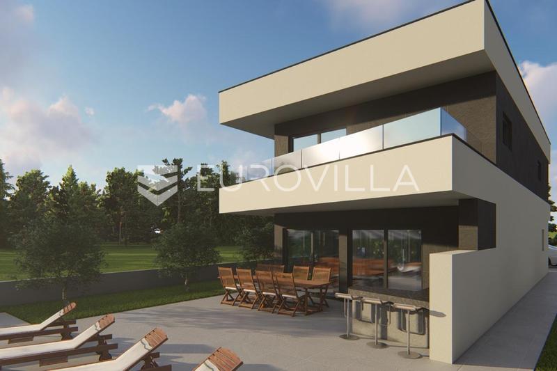 Pula, Fažana - Grundstück mit Baugenehmigung für ein Haus mit Swimmingpool, Baubeginn - 7