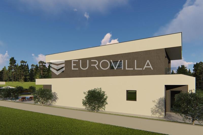 Pula, Fažana - Grundstück mit Baugenehmigung für ein Haus mit Swimmingpool, Baubeginn - 9