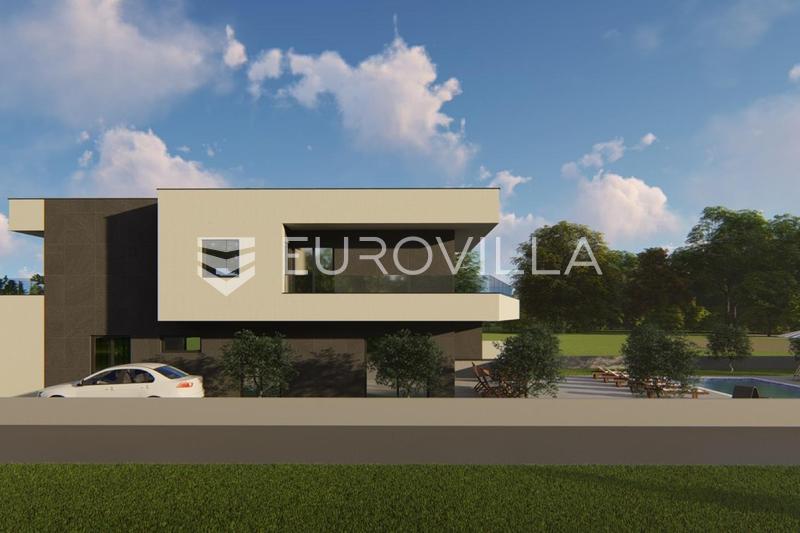 Pula, Fažana - Grundstück mit Baugenehmigung für ein Haus mit Swimmingpool, Baubeginn - 5