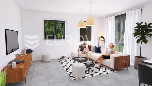 Istria, Marčana, moderna villa con piscina en construcción: paz, naturaleza y lujo en un